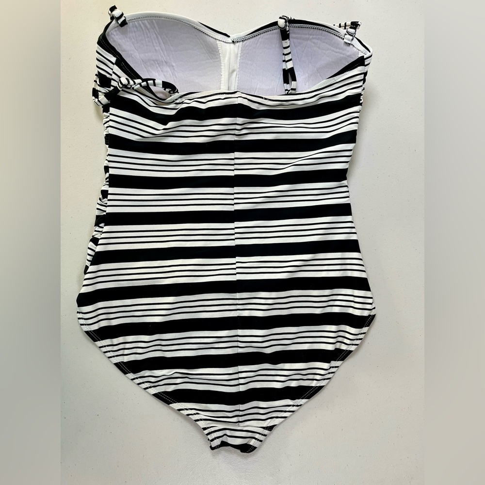 Catalina Monochrome Striped Swimwear - Picture 6 of 11